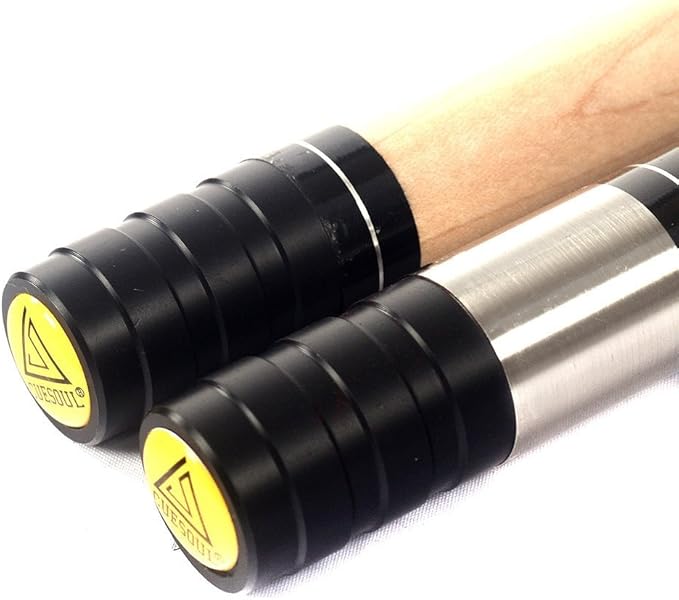 CUESOUL 58 Inch 19oz/20oz Maple Billiard Stick Pool Cue Set 11.5mm/13mm Tip[Weight Adjustable]