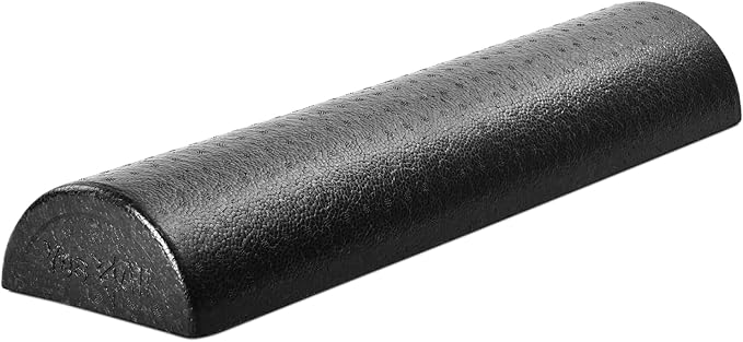 Yes4All High-Density EPP Half Round Back Roller Foam, Exercise Foam Roller for Yoga, Pilates & Stretching - 12, 18, 24, 36 inch