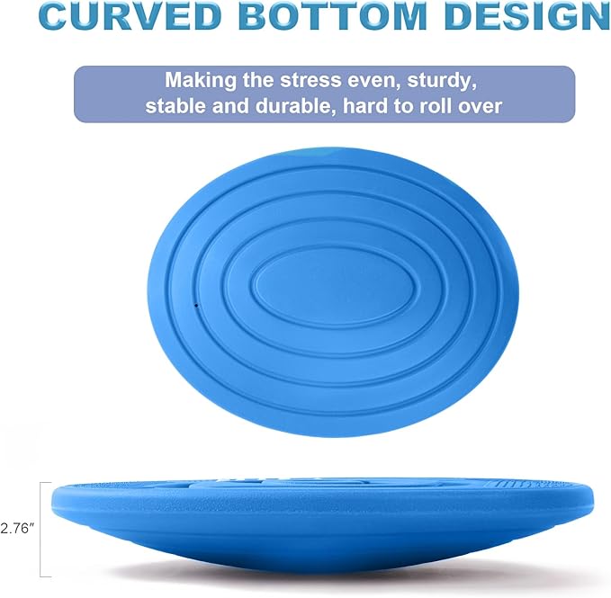 Balance Board for Kids with Maze - Plastic Wobble Board for Skiing Surfing Snowboard Training, Non-Slip Sensory Rocker Board for Toddlers 3-12, Core Strength Physical Therapy Equipment & Skateboard Balance Trainer
