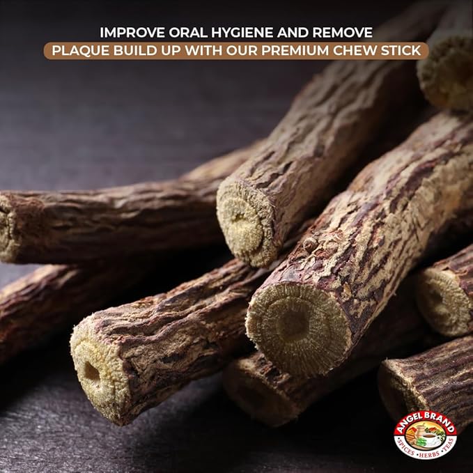 Angel Brand Chew Sticks for Humans – 1.5 oz Pouch Pack of 3 – Chewing Sticks for Teeth Cleaning and Fresh Breath.