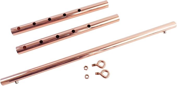 Spreader Bar Heavy Duty Expandable Rose Gold Stainless Steel Bar, Yoga Training Fitness Gear, Workout Bar,Home Gym Kit