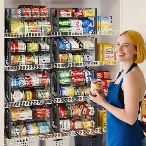 JKsmart 2-Tier Stackable Can Rack Organizer - Image 2