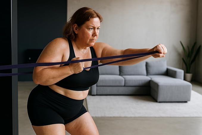 Gym Salvation Resistance Bands Set, 5 Exercise Bands, Black and Military Green Shades