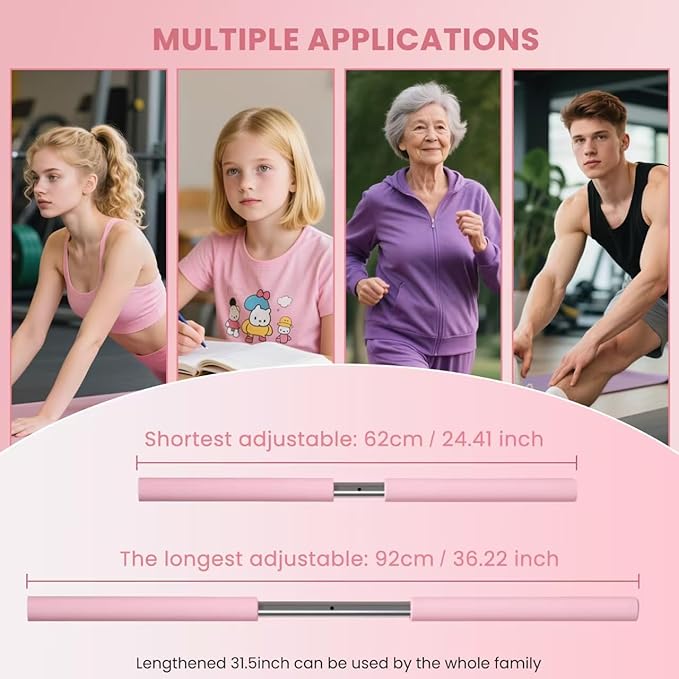 Posture Corrector Yoga Cross Stick - Back Pain Relief for Adult And Child，Back Cross Orthosis Yoga Stick, Improving Hunchback And Chest Back Support Posture, Orthosis Can Stretch 23.6-35.4in