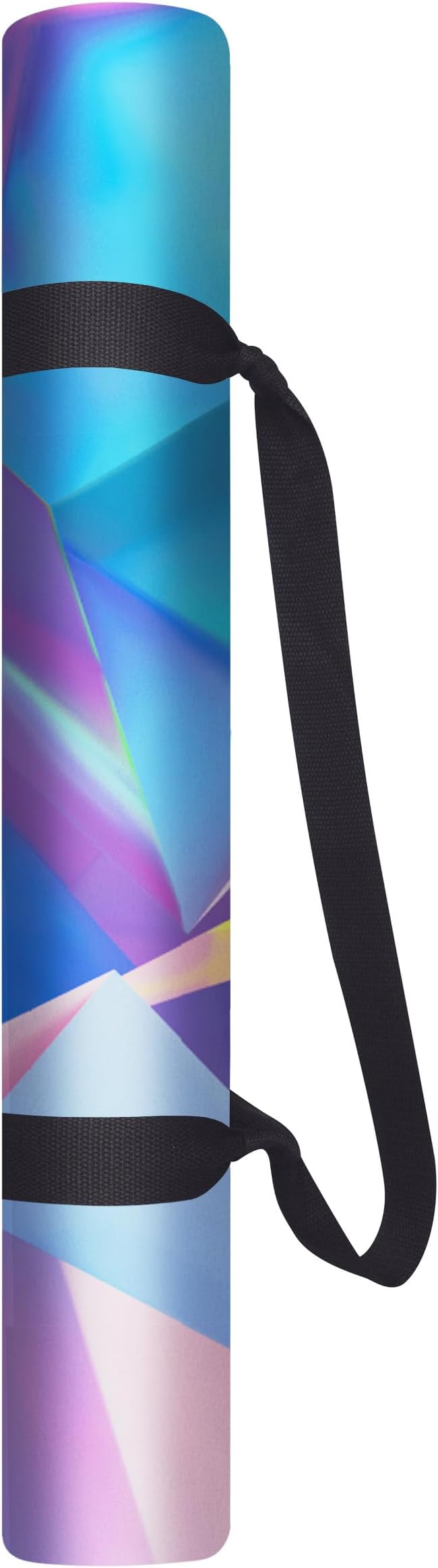 YOGA DESIGN LAB | The Combo Yoga Mat | 2-in-1 Mat+Towel | Eco Luxury | Ideal for Hot Yoga, Power, Bikram, Ashtanga, Sweat | Studio Quality | Includes Carrying Strap!