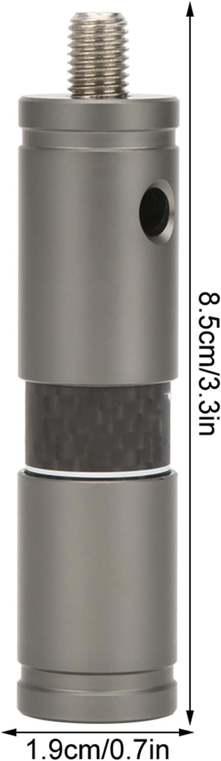 3in Bow Stabilizer Balance Bar Extension Pole Rod, 3K Carbon Fiber Archery Balance Rod Shock Absorb Recurve Bow Stabilizer