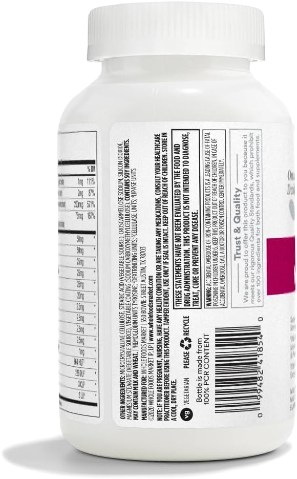 365 by Whole Foods Market, Women's One Daily Multivitamin Tablets, 180 Count