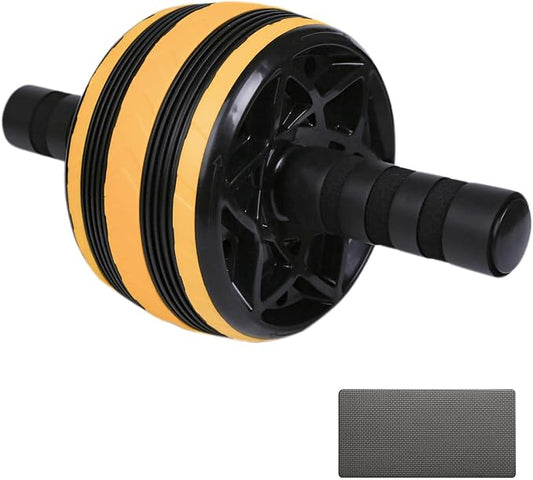 AB Wheel Roller, Exercise Abdominal Fitness Wheel, Work-out Strength-Training Roller, 11.2"W