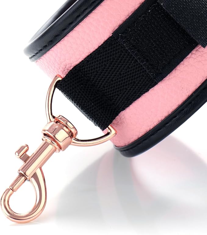 6pcs Black PU Adjustable Straps Sports Training Fitness Gear Home Yoga Set