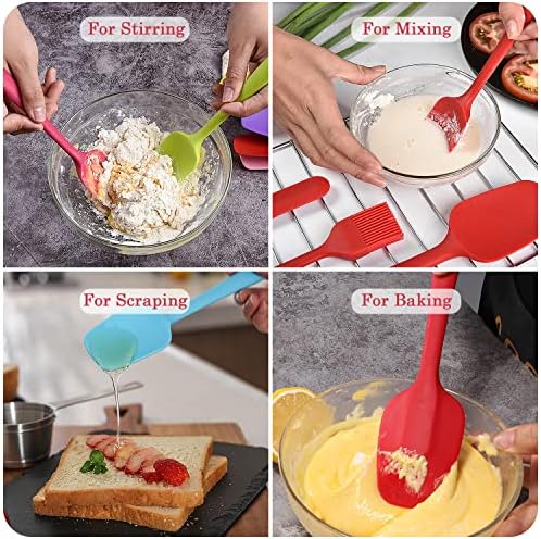 Silicone Spatula Set, Rubber Spoon Spatula - Image 6