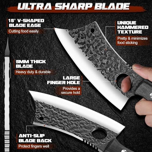 ROCOCO Meat Cleaver Butcher Knife - Image 4