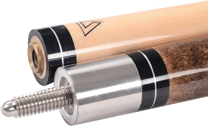 CUESOUL 58 Inch 19oz/20oz Maple Billiard Stick Pool Cue Set 11.5mm/13mm Tip[Weight Adjustable]