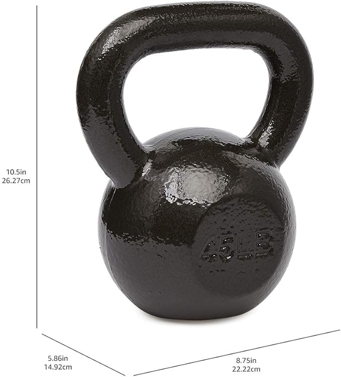 Amazon Basics Cast Iron Kettlebell