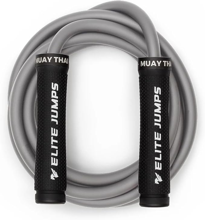 Muay Thai 3.0 Weighted Jump Rope for Men & Women - Professionally Designed for High-Intensity Training | MMA & Fitness - Full Body Workout Weighted Rope