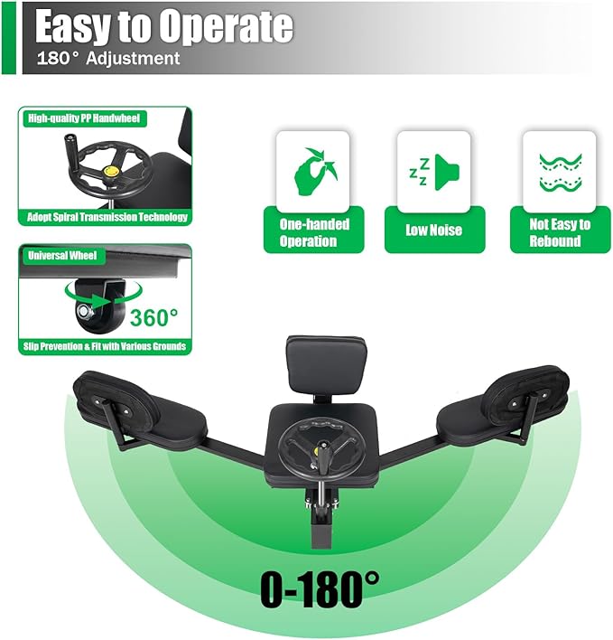 Black Leg Stretcher, 220.46lbs Splits Machine for Flexibility Kids Adults, Leg Split Stretcher Machine, Heavy Duty Steel Frame Leg Stretching Training Machine for Home Yoga Dance Gym Fitness