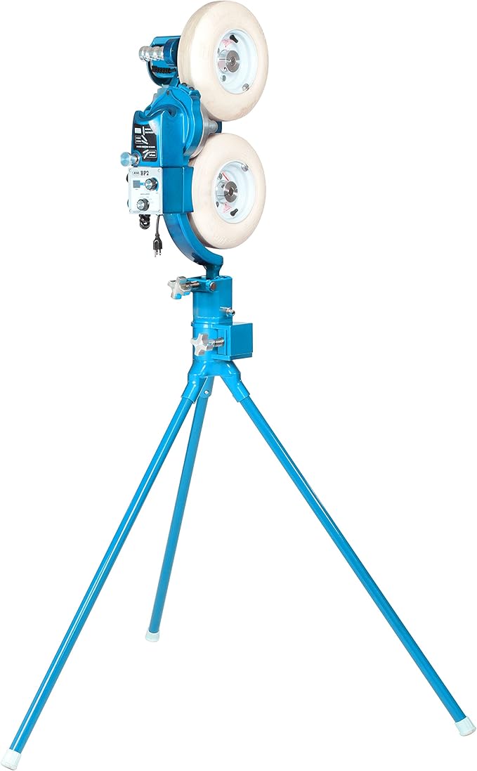 Jugs BP2 Baseball Pitching Machine—The Coach’s Pitching Machine—The BP2 is Designed specifically to Simplify Your Batting Practice. with 6 Pre-Set Pitch Positions The BP2 Takes The Guesswork Out!