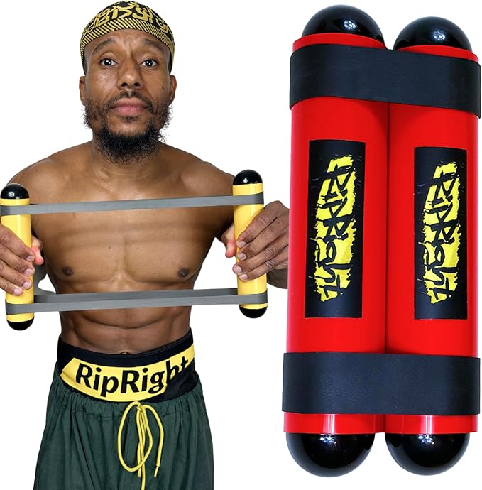 Premium RipStick Pillz, Workout Equipment for Joint Rehab, Shoulder Strength, Resistance Training, and Muscle Building, with 6 Adjustable Resistance Bands