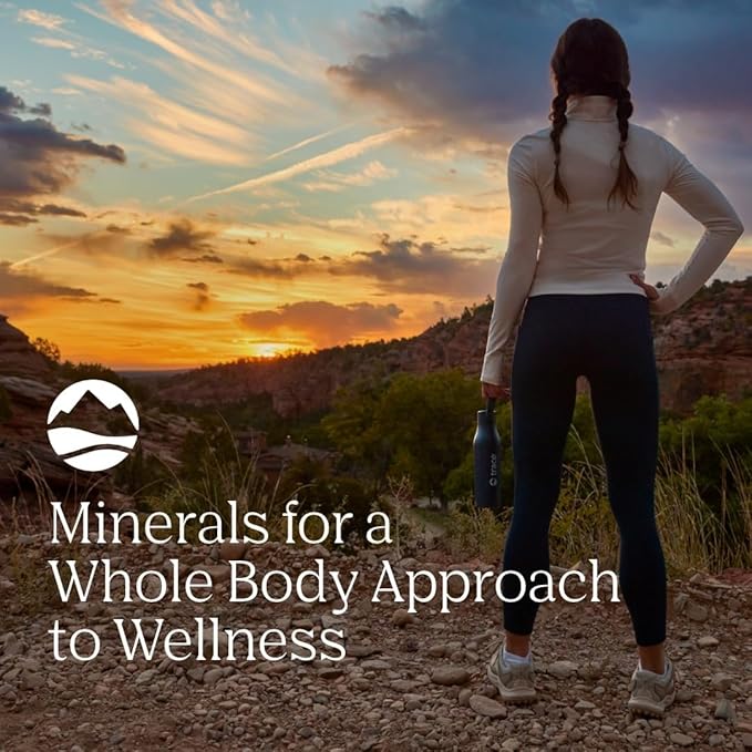 Trace Minerals ConcenTrace Daily Mineral Powder 60 Servings - 700mg of ConcenTrace per Serving (About 15 Drops) Full Spectrum for Whole Body Wellness- Blue Hawaiian Flavor
