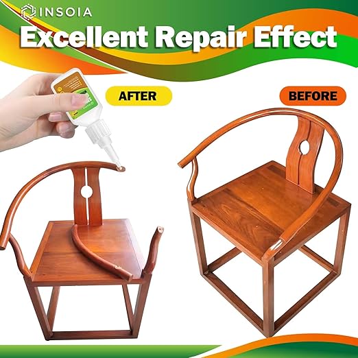 Wood Glue, 30g Clear Woodworking Adhesive for Furniture Repair and DIY Crafts ??Super Instant Glue, Fast-Drying, Waterproof, Heavy-Duty Bonding for Carpentry Projects