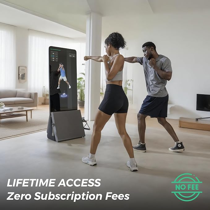 AEKE Fitness Mirror K1- Smart Home Gym System: AI-Powered All-in-One Fitness Machine for Full-Body Strength Training and Personalized Workouts