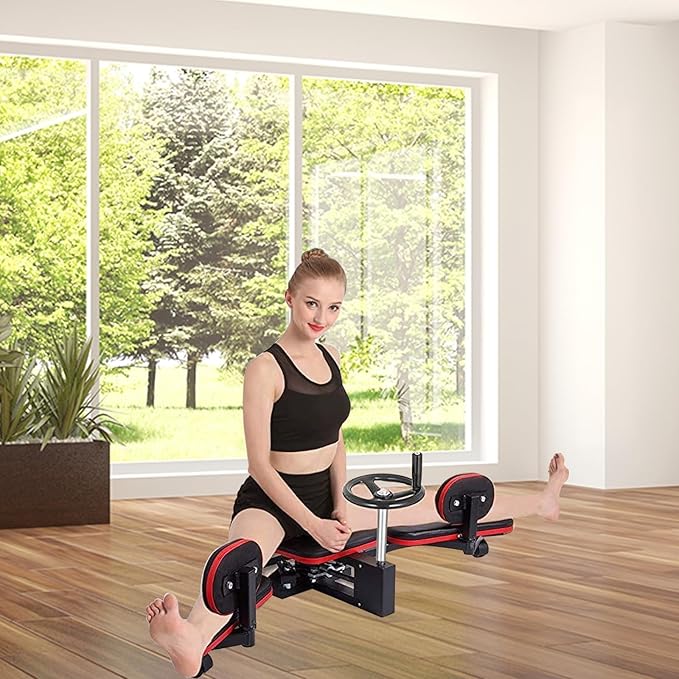 Pro Leg Stretcher 330LBS Leg Stretch Machine Heavy Duty Steel Frame Leg Stretcher Machine Training Fitness Equipment Leg Stretcher for Home Gym