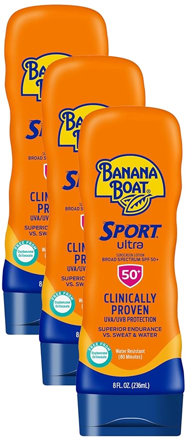 Banana Boat Ultra SPF 50 Sunscreen Lotion, 8oz - Oxybenzone Free, Water Resistant