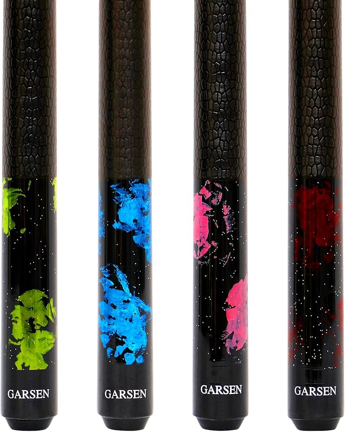 4 Pieces Pool Cue Stick 58 inch 18 oz 19 oz 20 oz 21 oz Billiard House Bar Pool Stick