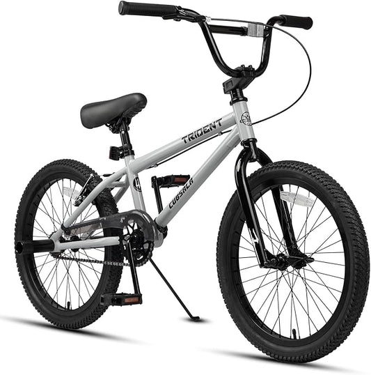 20 24 26 Inch BMX Race Bike Trident Bicycles Beginner-Level to Advanced Riders with 2 Pegs, Multiple Colors