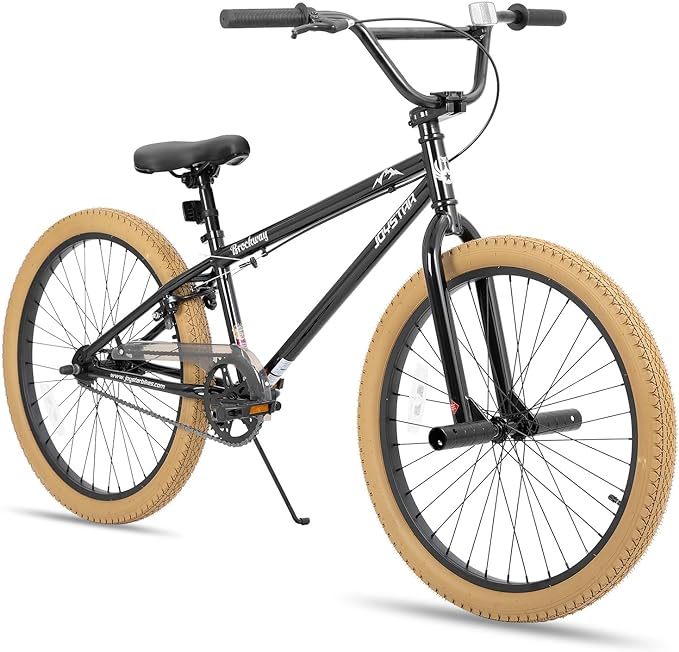 JOYSTAR Brockway Freestyle Kids BMX Bikes 20" 24" Kids Bicycles for 6-14 Years Old Boys Girls and Beginner-Level Riders 2 Pegs Multiple Colors