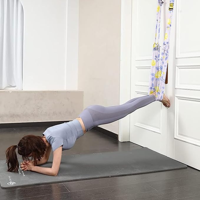 JOFREY Leg Stretcher Strap, Stretching Equipment with Door Anchor Flexibility Trainer Backbend Assist for Dance Aerial Yoga Ballet Leg Stretching Exercise…