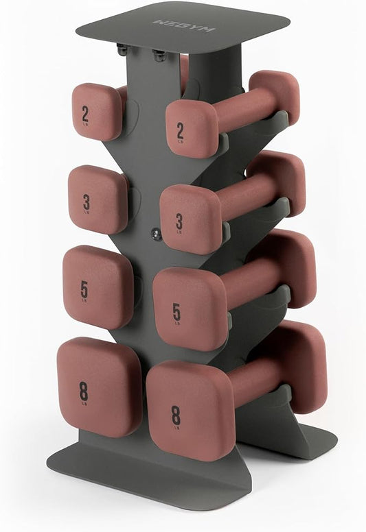 SafeGrip Dumbbells, Anti-Slip, Anti-Roll, Thick Handles, Free Weights, Square Dumbbells for Secure Workouts at Home, Weightlifting, and Personal Training