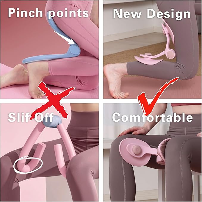 Thigh Trainer - Thigh Exerciser & Toner for Women, Inner Thigh Workout Equipment with 26lbs Resistance, Kegel Exercise Tool for Pelvic Floor & Thigh Tightening (Upgraded)
