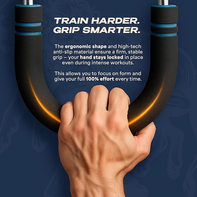 Twister Arm Trainer 40-90 lbs - Adjustable Chest, Arm & Upper Body Workout Bar for Home Gym Strength Training - Silent Resistance Power Twister by GOHOMELY