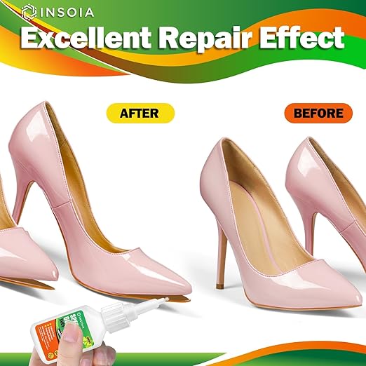 Clear Super Glue for Shoe Repair, 20g, Waterproof, Strong, Quick Fix, Bonding Shoe Sole, Boots, Sandals, Sneakers, Leather & Footwear Items