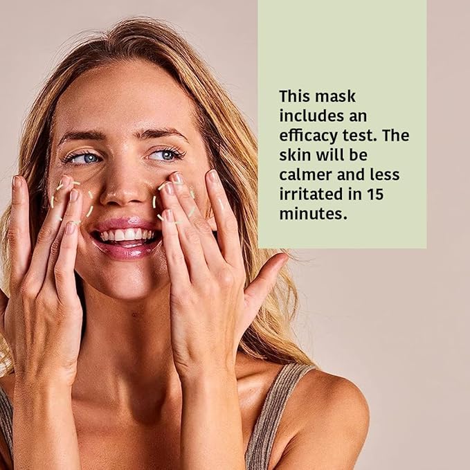 IROHA NATURE Comforting & Hydrating Tissue Face Mask with Aloe Vera | 15 Pieces | Aftersun Effect | 96% Natural Ingredients