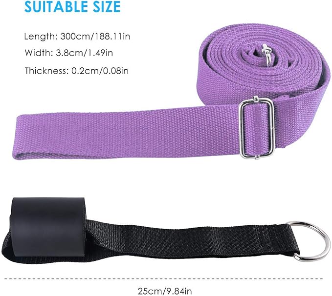 Leg Stretcher, Door Flexibility & Stretching Leg Strap - Great for Ballet Cheer Dance Gymnastics or Any Sport Leg Stretcher Door Flexibility Trainer Premium Stretching Equipment