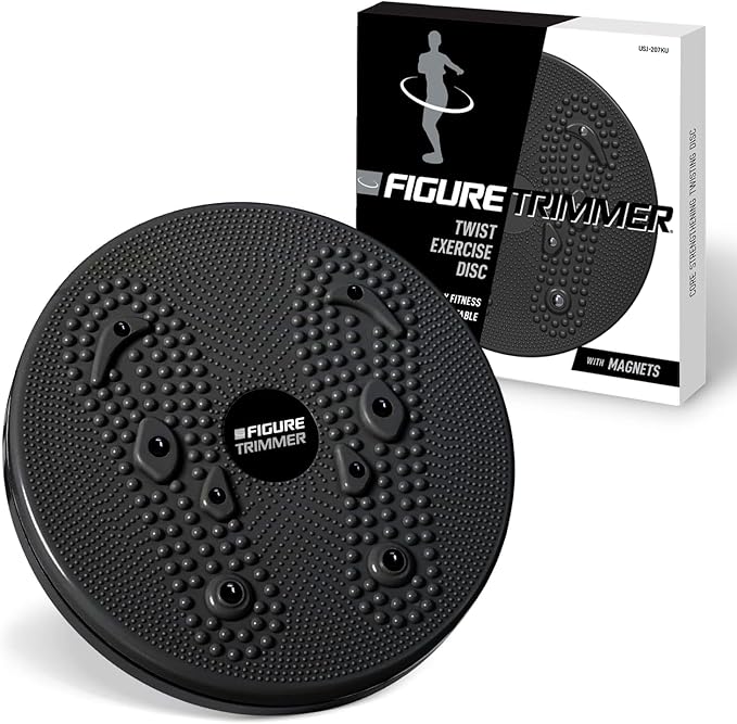 Core Abs Twister Board - Waist Sculptor Twister Board for Core & Ab Exercise - Waist Twisting Disc, Dizzy Disc Twist Board for Slimming Workout with 8 Magnets Reflexology