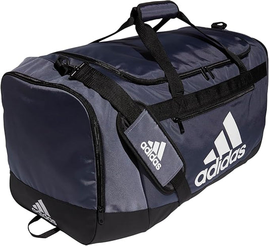 adidas Unisex Defender 4.0 Gym Duffel Bag for Men and Women, Team Onix Grey, Large (110L)