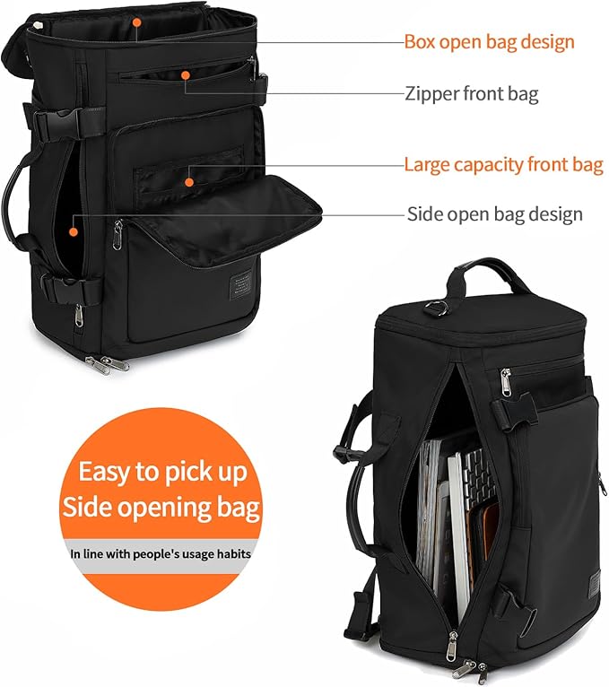 Kalesi Gym Duffle Bag Backpack 4-Way Waterproof with Shoes Compartment for travel Sport Hiking laptop