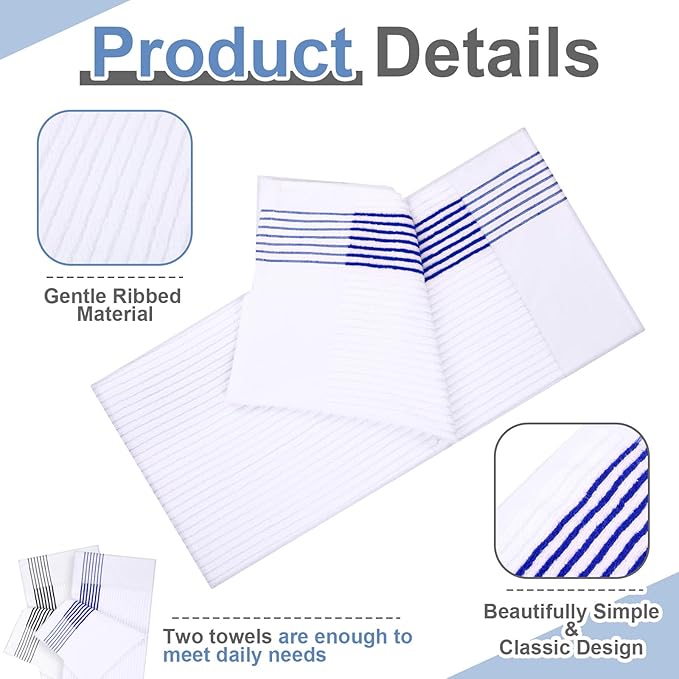 Mixweer Caddy Golf Towel 22" x 42" Large Caddy Towel Camping Sport Towels Cotton Soft Towels for Man Golf Lovers