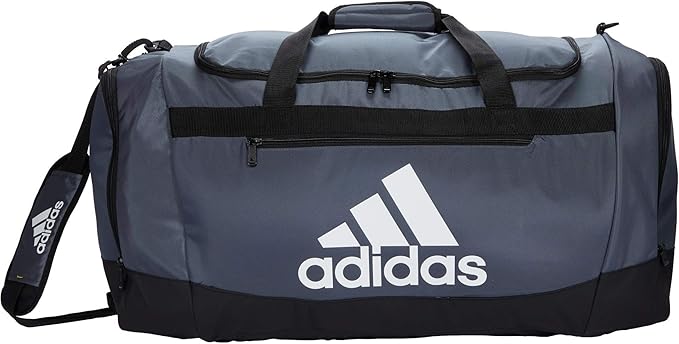 adidas Unisex Defender 4.0 Gym Duffel Bag for Men and Women, Team Onix Grey, Large (110L)