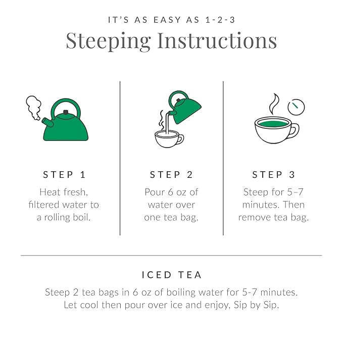 The Republic of Tea — Organic Moringa SuperHerb Tea Tin, 36 Herbal Tea Bags, Naturally Caffeine-Free