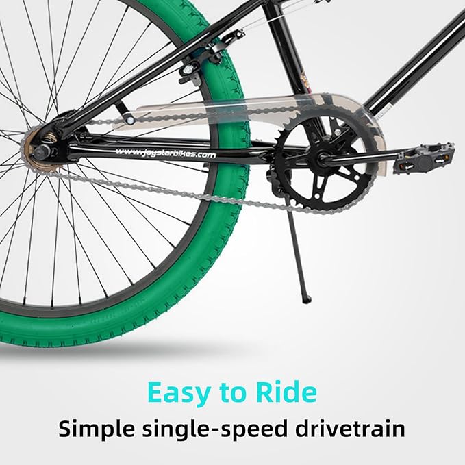 JOYSTAR Brockway Freestyle Kids BMX Bikes 20" 24" Kids Bicycles for 6-14 Years Old Boys Girls and Beginner-Level Riders 2 Pegs Multiple Colors