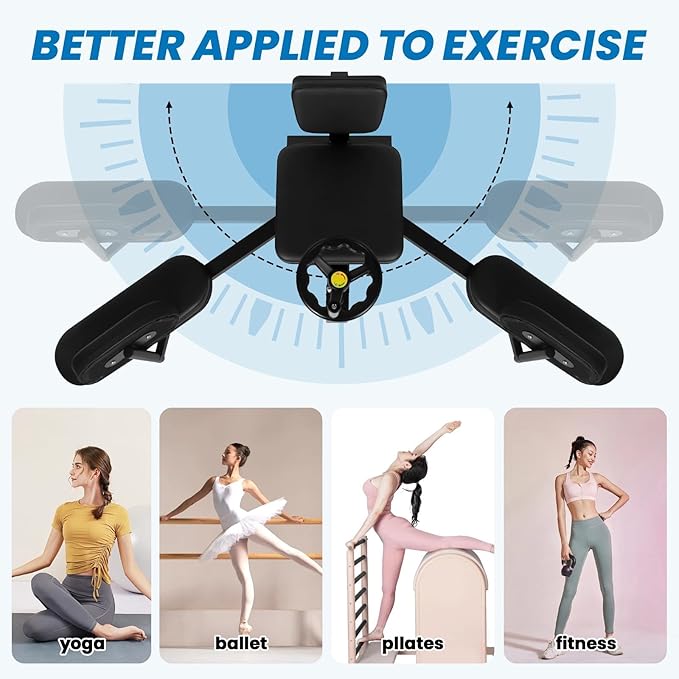 Leg Stretcher Machine, 330 LBS Hip Flexor and Leg Stretcher Machine for Improved Flexibility, Heavy Duty Split Machine Adjustable for Splits Training at Home