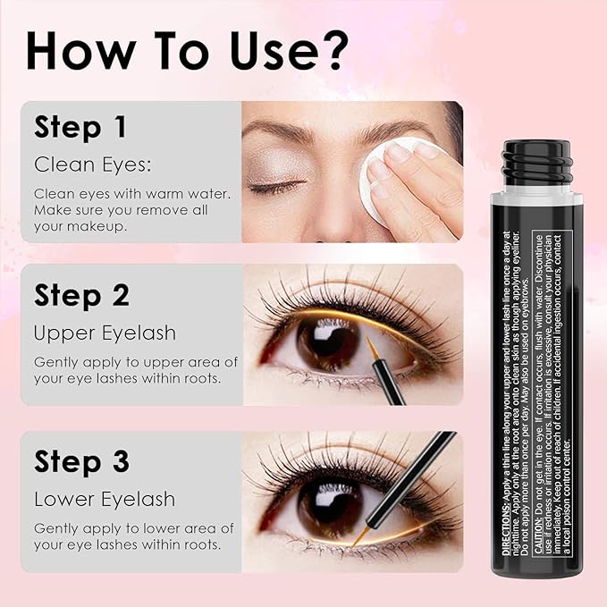 Lavish Lash Pro by Pronexa Hairgenics. Professional Strength Eyelash & Eyebrow Growth Serum. Over 20 Active Growth Promoting Ingredients for the Longest, Fullest Lashes & Brows. 5mL, 6 Month Supply.