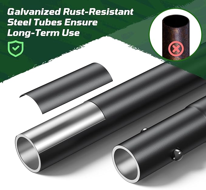 Haokelball Golf Hitting Cage,10x8x6ft Golf Practice Net with Target Cloth & Carry Bag, Heavy-Duty Golf Cage Net for Backyard, Indoor & Outdoor