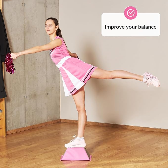 ODOXIA Stunt Trainer | Portable Cheer Stunt Stand | Cheerleading Balance Trainer | Versatile Stunt Stand for Flyers | Lightweight Gymnastics Block | Stand for Safe Cheer Practice Stunt Trainer
