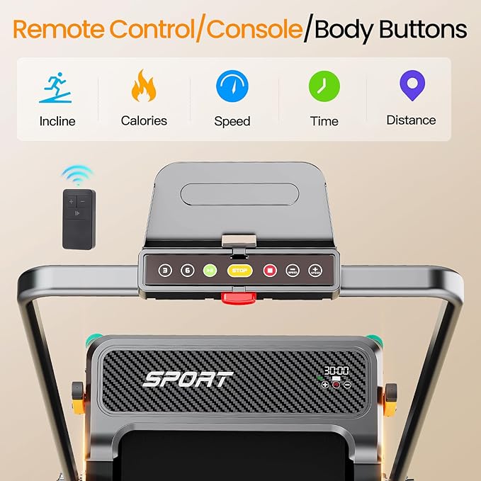 Walking Pad with Incline - Dual-Sided 2 in 1 Under Desk Treadmill with Shiatsu Foot Massager, 330LBs Walking Pad Treadmills for Home and Office, LED Display and Remote Control