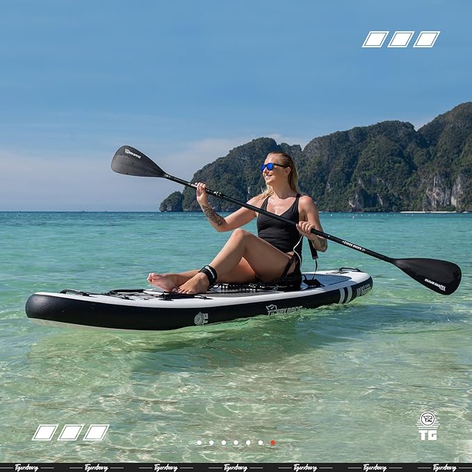 Inflatable Paddle Board with Premium SUP Board Accessories, Allround Paddle Boards for Adults/Kids,Stand Up Paddle Board Defender Collection