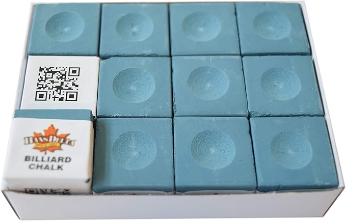 HAN'S DELTA 12-Pieces Pack Billiard Pool Cue Chalk